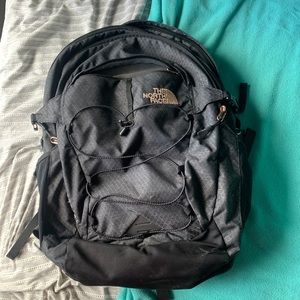 North Face Backpack with rose gold features!